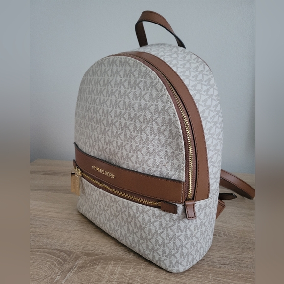 Michael Kors Kenly Medium Signature Backpack - Picture 3 of 11